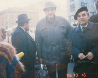 Při vzpomínkové akci u Veletržního paláce