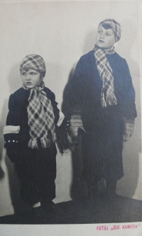 František Lederer, vlevo, s bratrem Jindřichem 