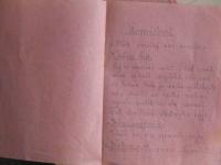 poznámky, které si pamětník psal v Terezíně na toaletní papír