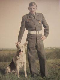 Miloslav Šafrán v roce 1947 v československé armádě