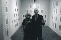 Pavel Brázda s manželkou Věrou Novákovou, galerie Navrátil
