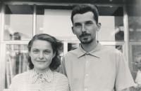Věra s manželem Pavlem, 50.léta