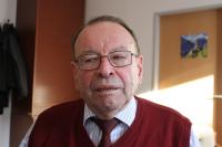 Profesor Tomeš při natáčení