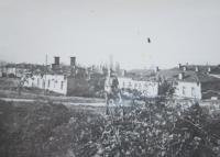 Budovy cvičného letiště 1. čs. armádního sboru v SSSR v Gruzinském městě Telavi