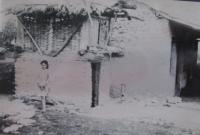 Domy kde bydleli instruktoři  při výcviku letců v Telavi v Gruzii