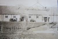 Hlavní budova výcvikového letiště v Gruzinském městě Telavi