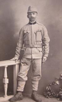 Otec Jan Fochler v 1. sv. válce