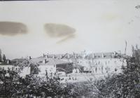 Škola, kde probíhala výuka letců v Telavi v Gruzii