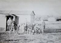 Vojáci 1. čs. armádního sboru v SSSR na výcviku v pilotní škole v Gruzinském městě Telavi