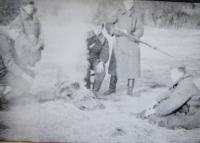 Vojáci 1. čs. armádního sboru v SSSR na výcviku v pilotní škole v Gruzinském městě Telavi