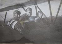 Vojáci 1. čs. armádního sboru v SSSR na výcviku v pilotní škole v Gruzinském městě Telavi