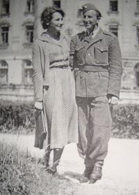 Jiří Schreiber with his wife