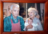 S manželem Karlem Šebesťákem - cca 2000