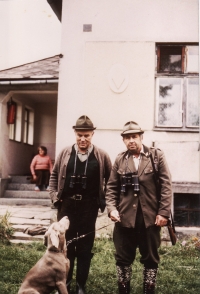 Mr. Suhr, Vilém Kantor and the dog named Gastor