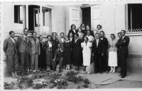 Žáci učitelského ústavu v Mukačevu-1935, Zbyněk Pišťák druhý z leva