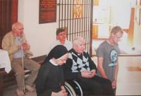 Jiří Šnajdr s otcem Stanislavem Lekavým na Mariahilfu ve Zlatých Horách