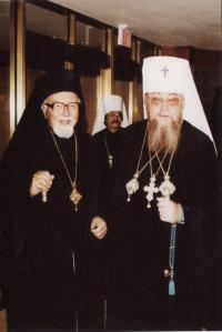 S metropolitou Sávou, Washington, 2002