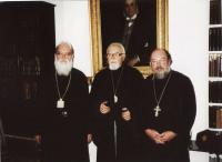 U vladyky Kallistose Ware s otcem Serafímem Newtonem, Oxford 2003