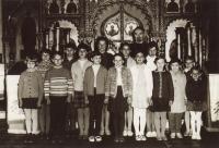 Vánoční nadílka v Mariánských Lázních, asi 1966