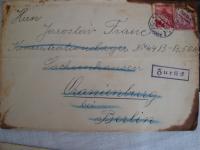 Dopis pro Jaroslava France do Sachsenhausenu II.
