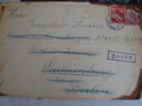 Dopis ze Sachsenhausenu pro otce Aloise France
