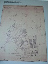 koncentrační tábor Dachau (plán z roku 1943/44)