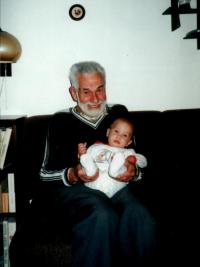 Michal Rozman s pravnoučetem