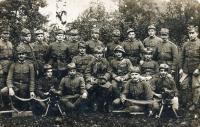 Karel Janda (father), World War I., 5th from the left