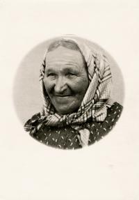 Marie Jandová (grandmother from Kanice)