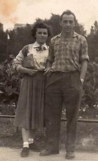 Karel Ležák s manželkou