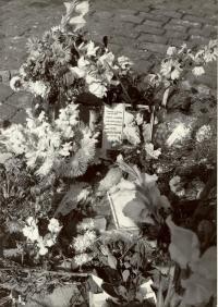 1968, srpen, pomník Marii Charouskové, oběti okupantů