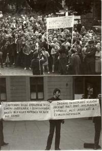 1968, návštěva Josipa Brože - Tita těsně před okupací vojsky Varšavské smlouvy