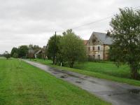 Ulice Krasov ve Vidnavě, kde bydlí pamětník. Tato ulice leží ve Vidnavě, ale náleží Polsku