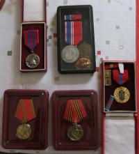 Ukázka medailí Jana Kuruce