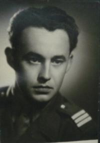 Jan Zrník in the army (in Prostejov)