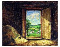 J. Randák - obraz z Kovářojc mlejna