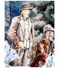 Šumavský betlém J. Randáka - Rankl Sepp