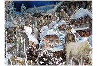 Šumavský betlém J. Randáka 1