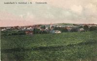 01 Čistá (dříve Litrbachy Město, Litolazy, Lauterbach Stadt) - celkový pohled na město od jihu v roce 1929