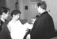 Jiří Bauer - svátost křtu v roce 1968
