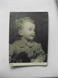 Renata Pavelková, cca 2 roky