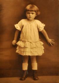 Květoslava v roce 1926