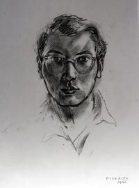 Vladimír Piskáček - autoportrét 1946