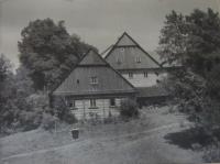 Doris Remešová's house in Šediviny before WWII