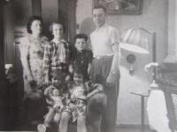 Rodina Doris Remešové na návštěvě v Berlíně v roce 1956