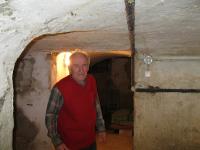 Rudolf Hadwiger in the basement of his house-2011