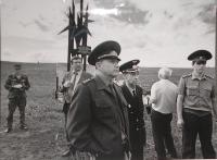 Tocký range, the site of nuclear-weapon testing