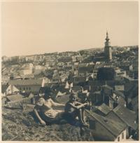 Herta Coufalová s bratrem Harrym