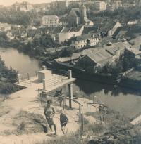 Herta Coufalová s bratrem Harrym