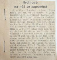 Post-war newspaper article about Helena's father 